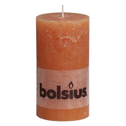 Bolsius Long Burn Rustic Pillar Church Wedding Candle Wide Range eBay