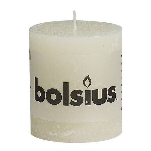 Bolsius Long Burn Rustic Pillar Church Wedding Candle Wide Range eBay