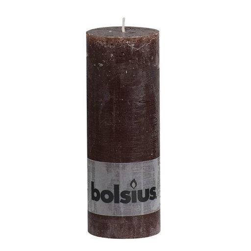 Bolsius Long Burn Rustic Pillar Church Wedding Candle Wide Range eBay