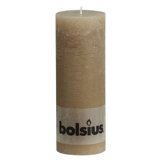 Bolsius Long Burn Rustic Pillar Church Wedding Candle Wide Range eBay