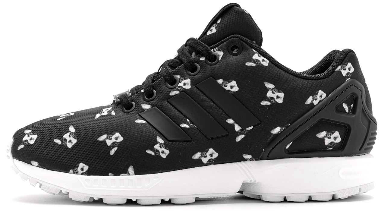 Addidas Black Shoes Dog Print Addidas Black Shoes Dog Print