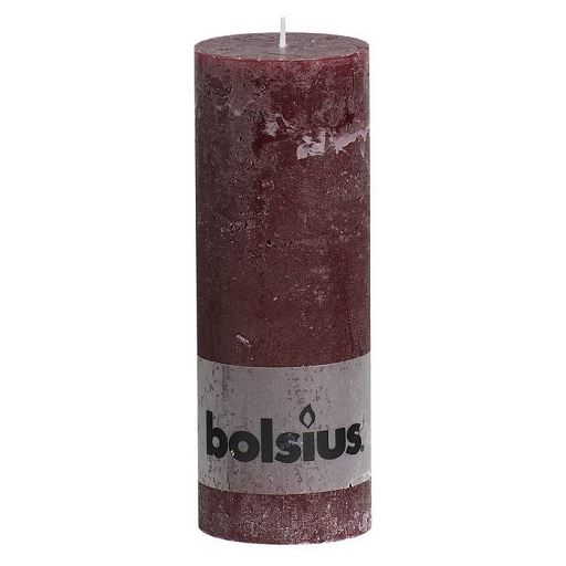 Bolsius Long Burn Rustic Pillar Church Wedding Candle Wide Range eBay