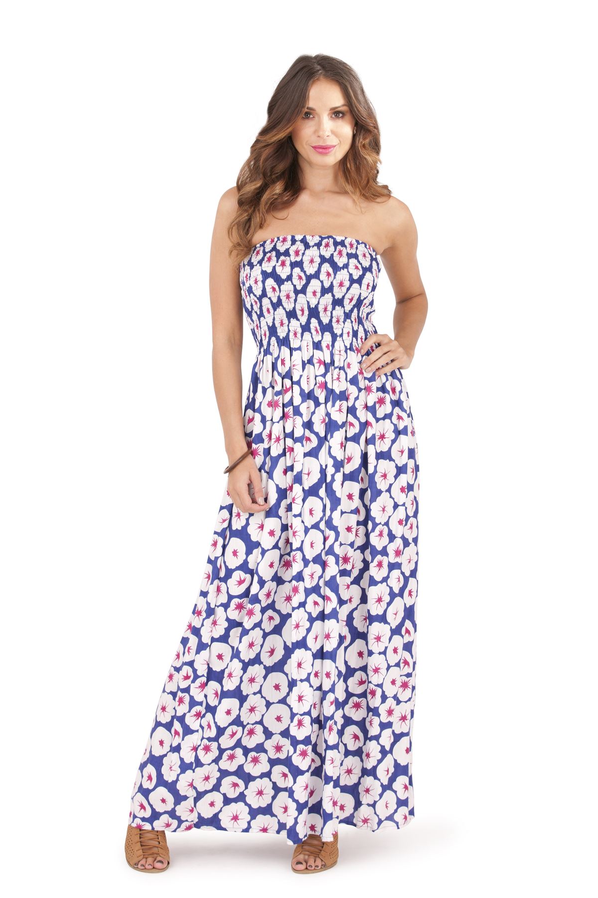 Summer Strapless Maxi Dresses