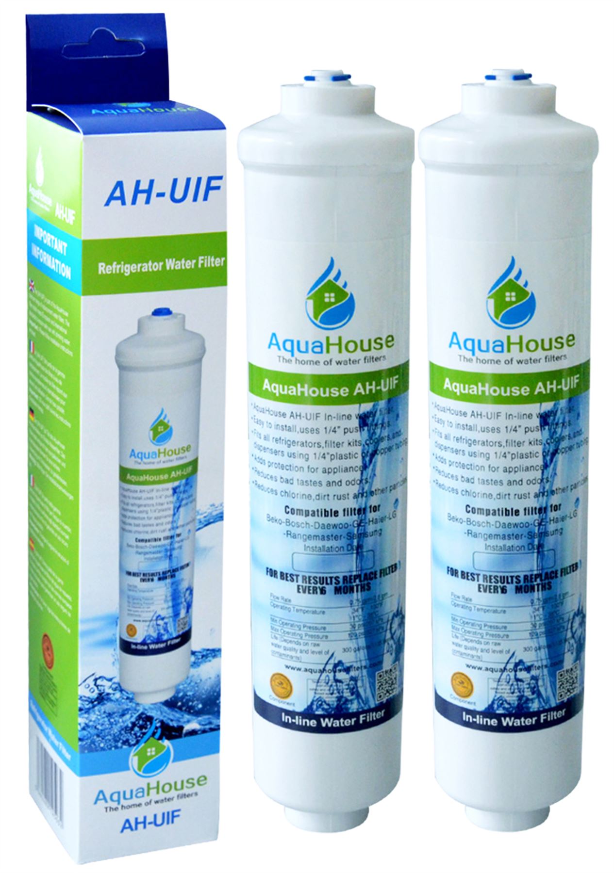 2x Compatible Filter For Samsung DA9902131B External fridge water