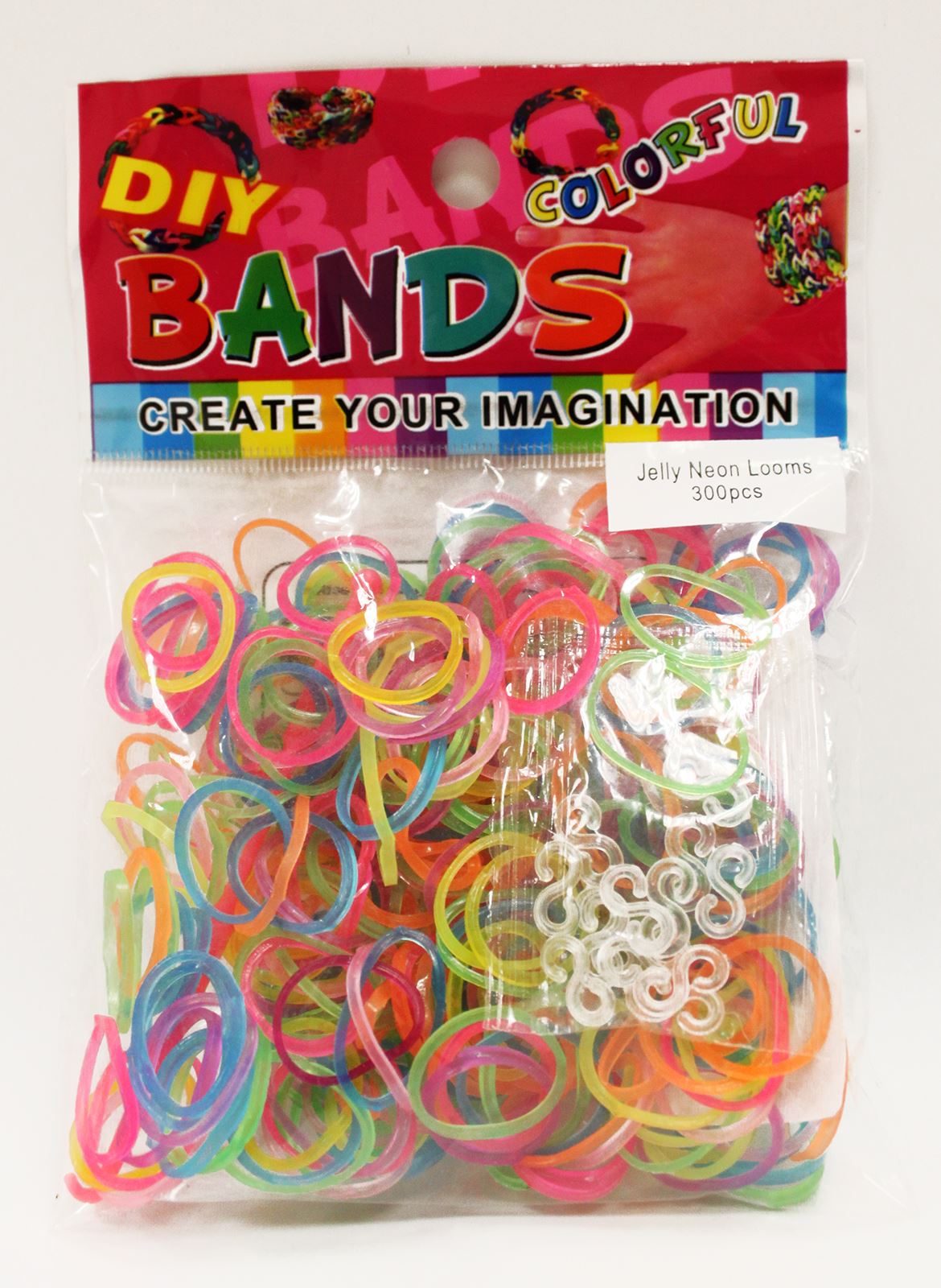 600 COLOURFUL LOOM BANDS RAINBOW BRIGHT NEON RUBBER TOOL BRACELET LOOMS