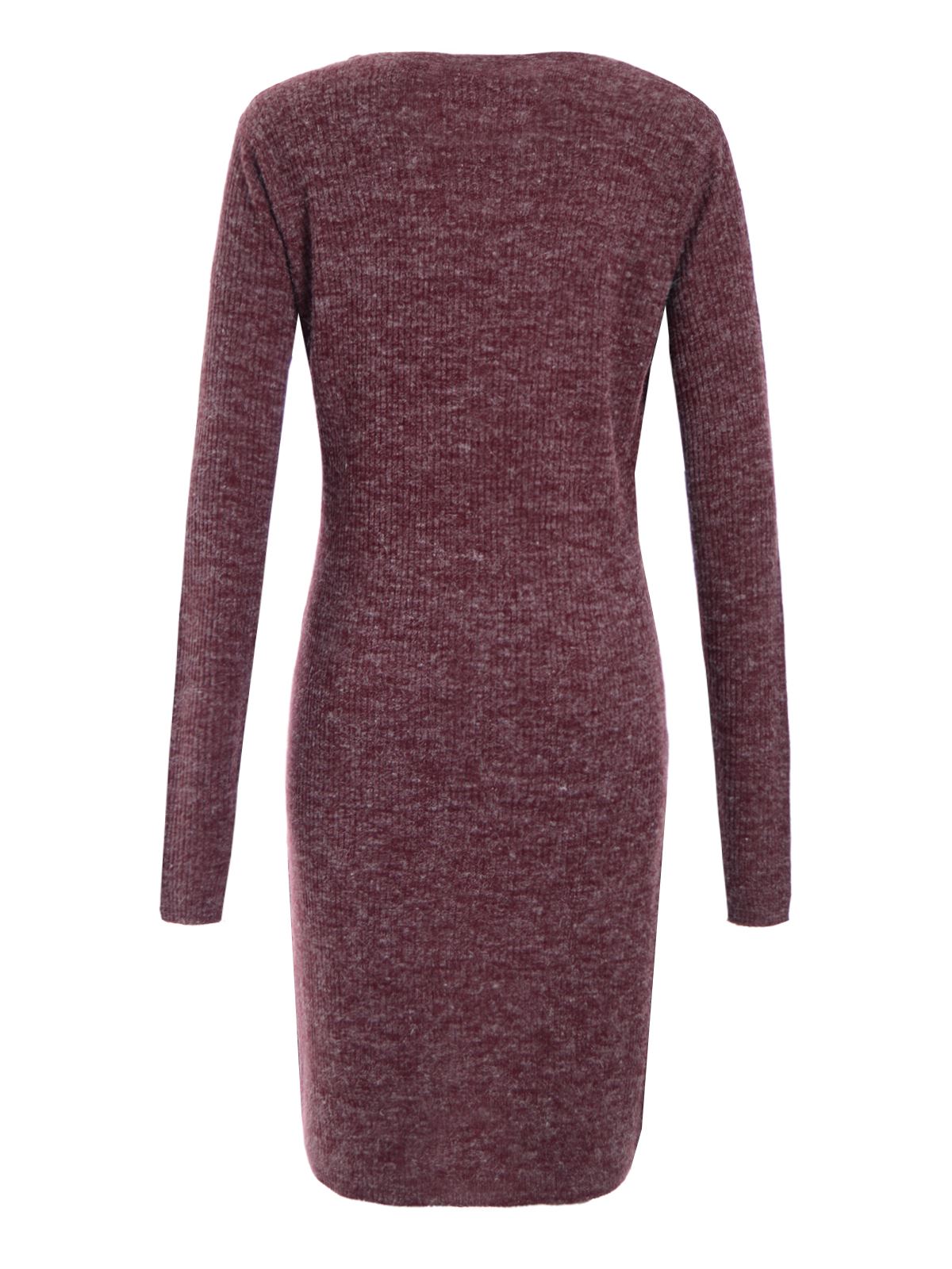 WOMENS LADIES RIBBED KNIT SCOOP NECK JUMPER KNITTED RIB PLUS SIZES STRETCH DR...