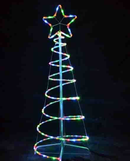 new led rope light spiral christmas tree 1 2m multi new led rope light spiral christmas tree 1 2m multi