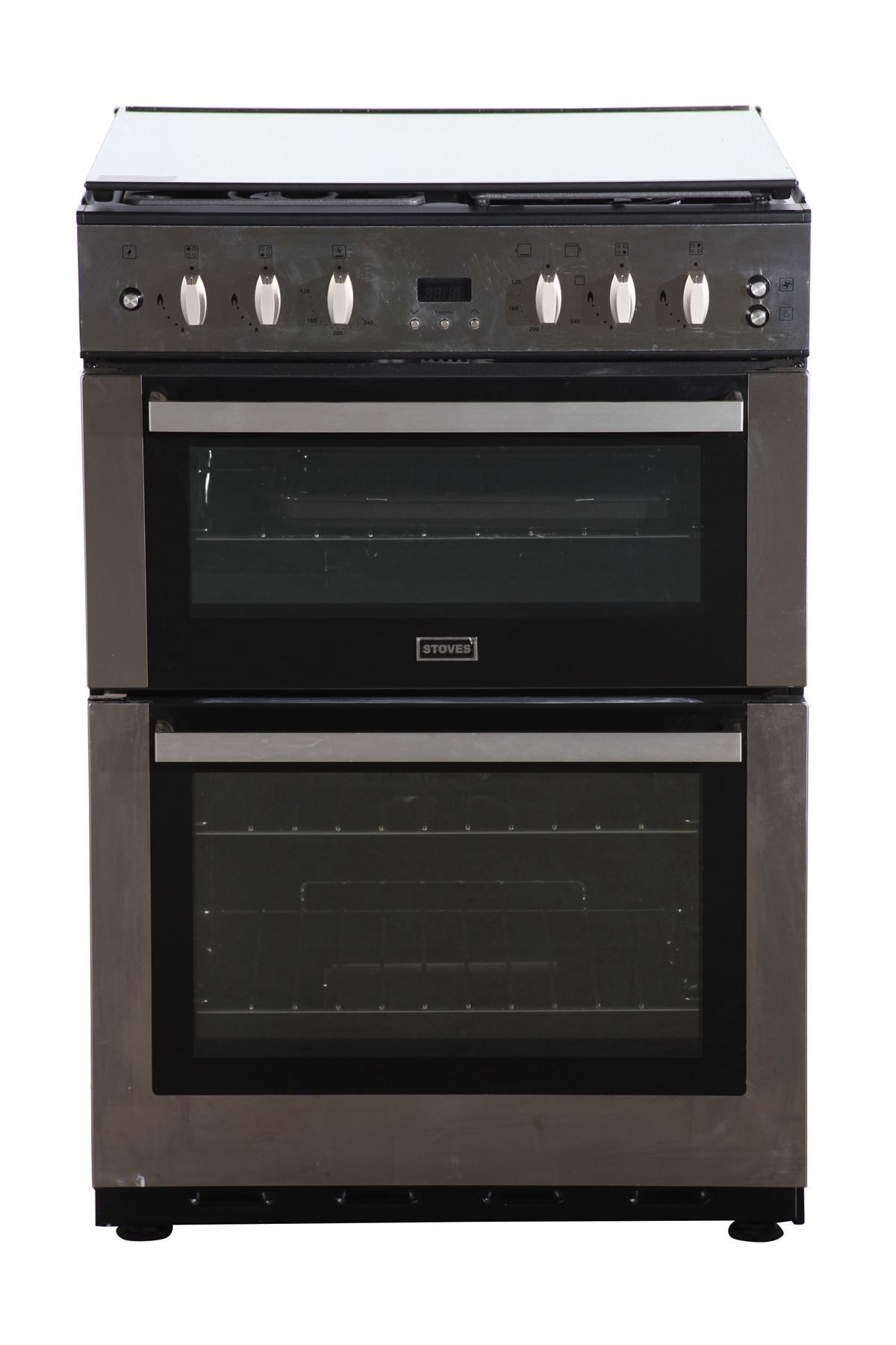 Preloved stoves gas cooker & electric grill sfg60dop black