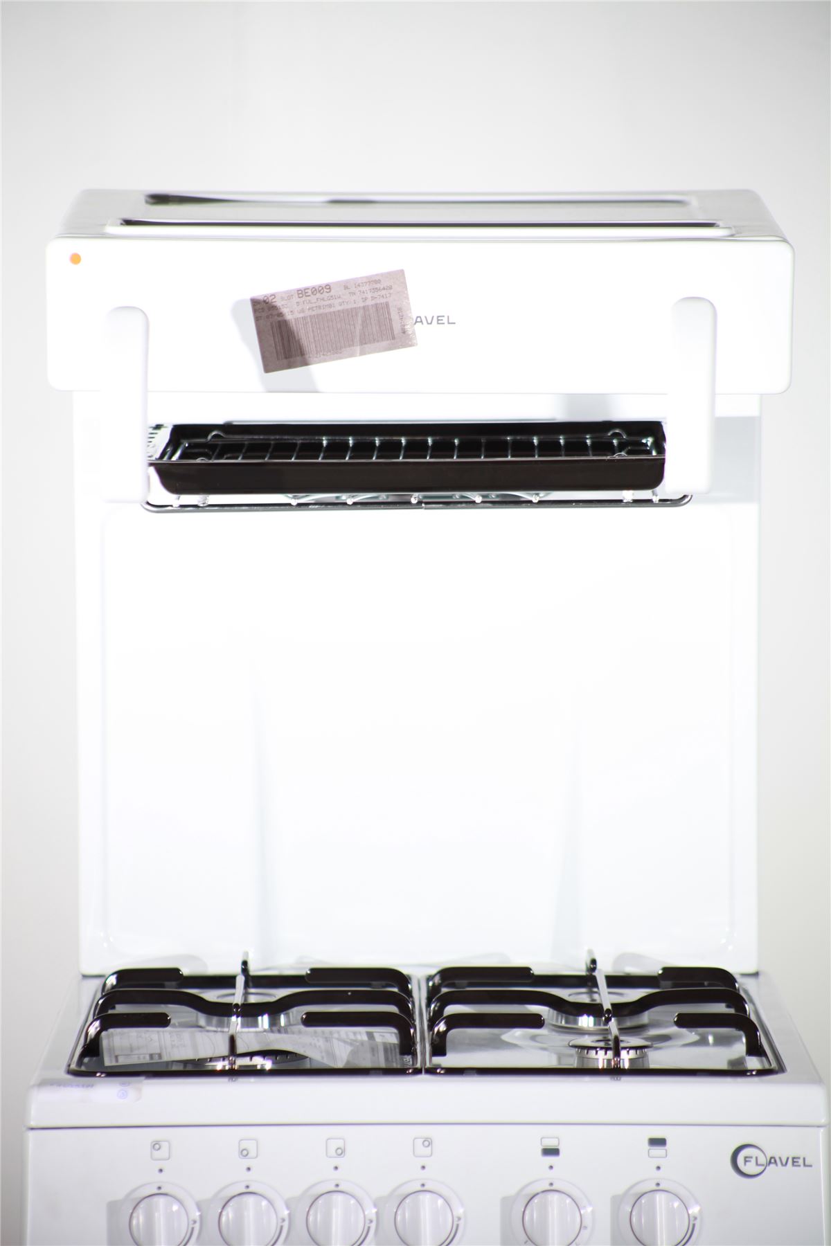 Preloved flavel gas cooker with top grill fhlg51w white for sale