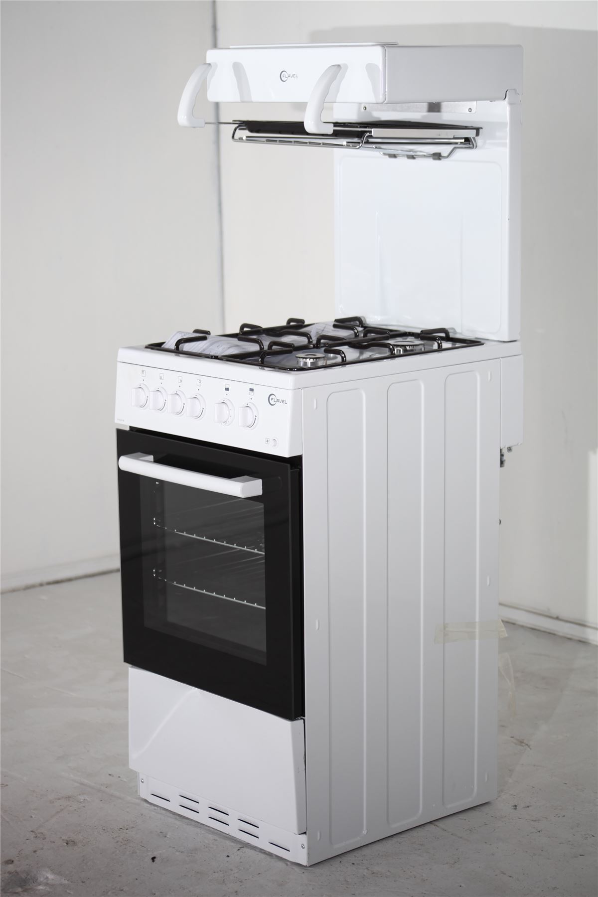 Preloved flavel gas cooker with top grill fhlg51w white for sale