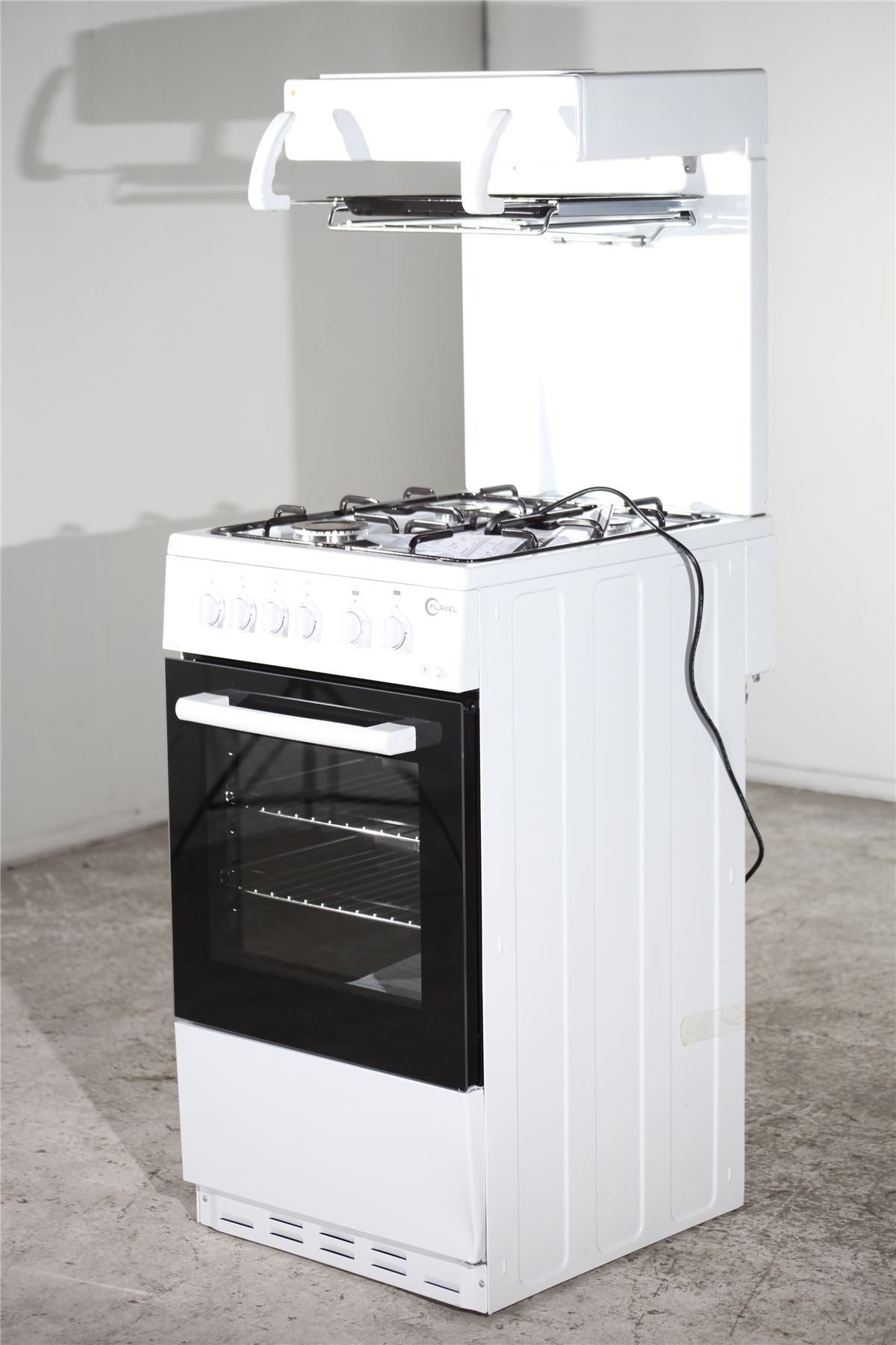 Preloved flavel gas cooker with grill on top of hob fhlg51w white for sale in Edmonton, London