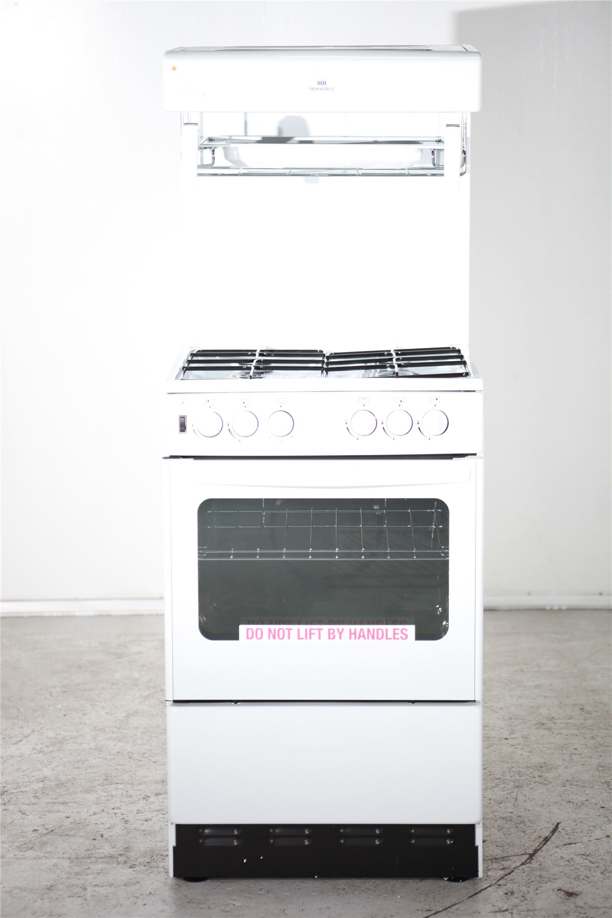 Preloved new world gas cooker with top grill nw55thlg white for sale in Norwich