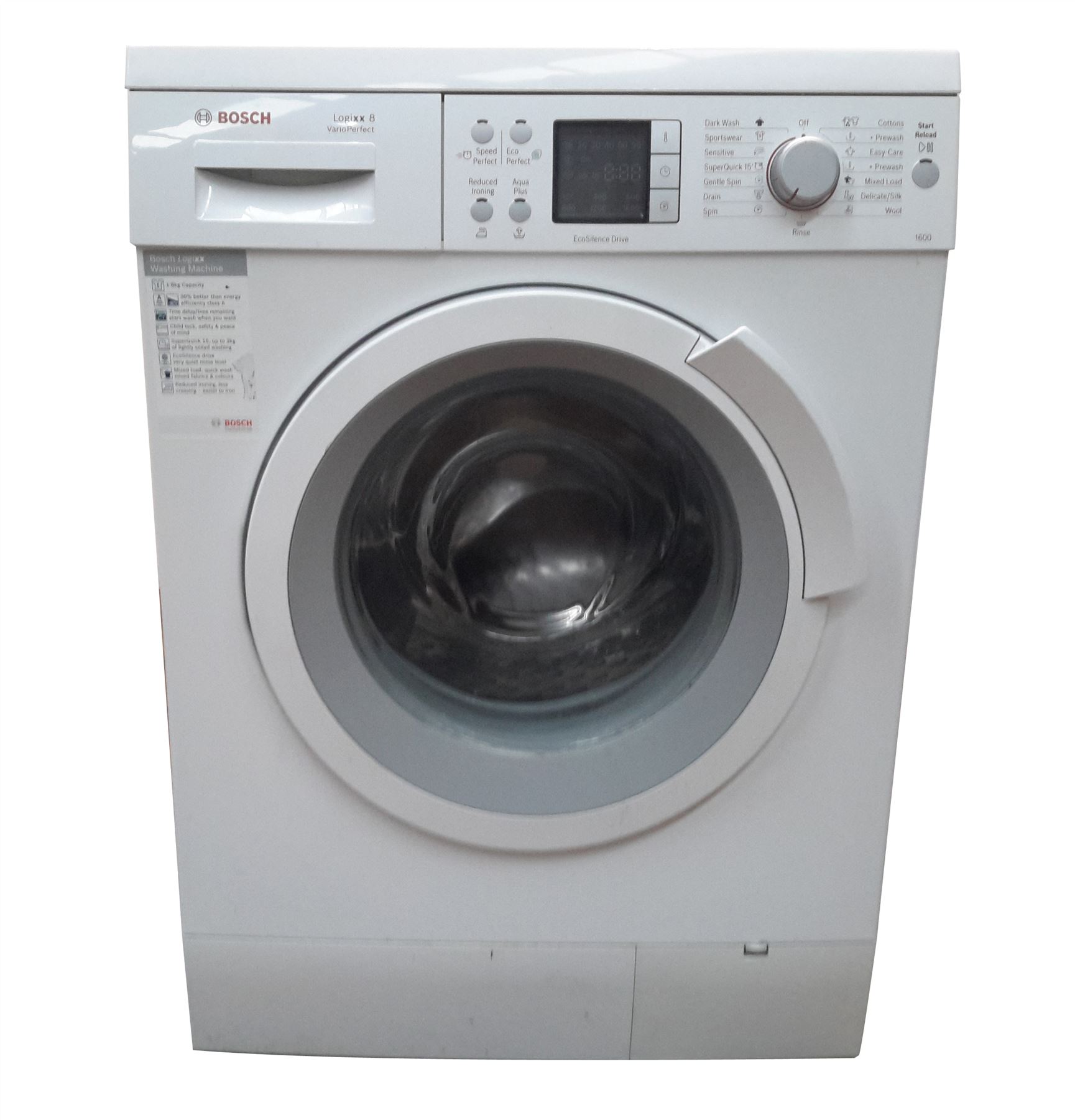 Bosch Logixx 8 WAS32461GB Free standing 8kg capacity washing machine