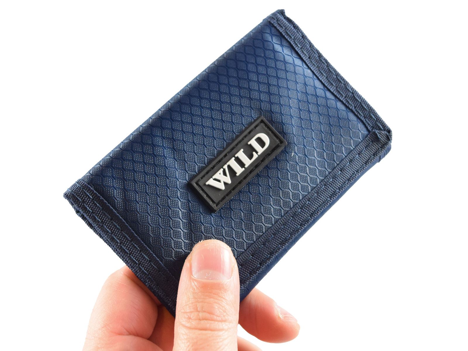 New Mens Boys Trifold Sport Wallet Purse With Zip And Belt Hook