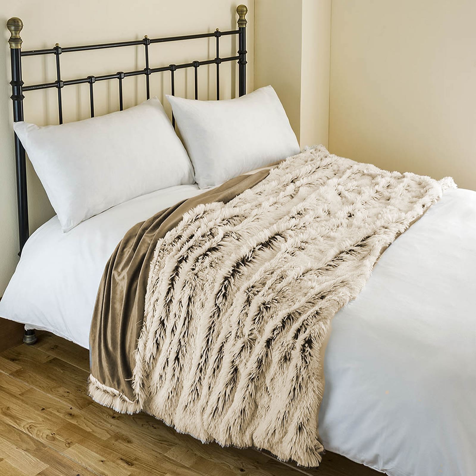 Luxury Super Soft and Cuddly Shaggy Large 150x200cm Sofa Bed Throw