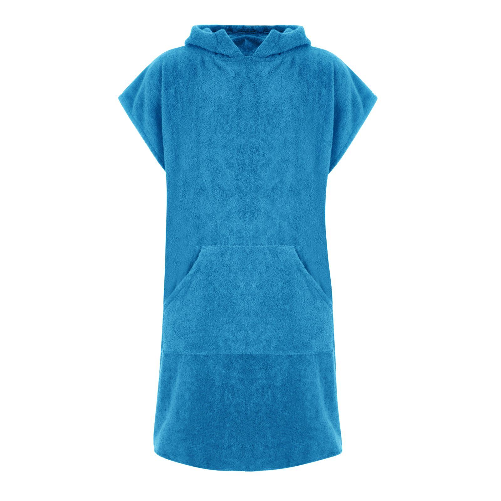 hooded towelling beach robe