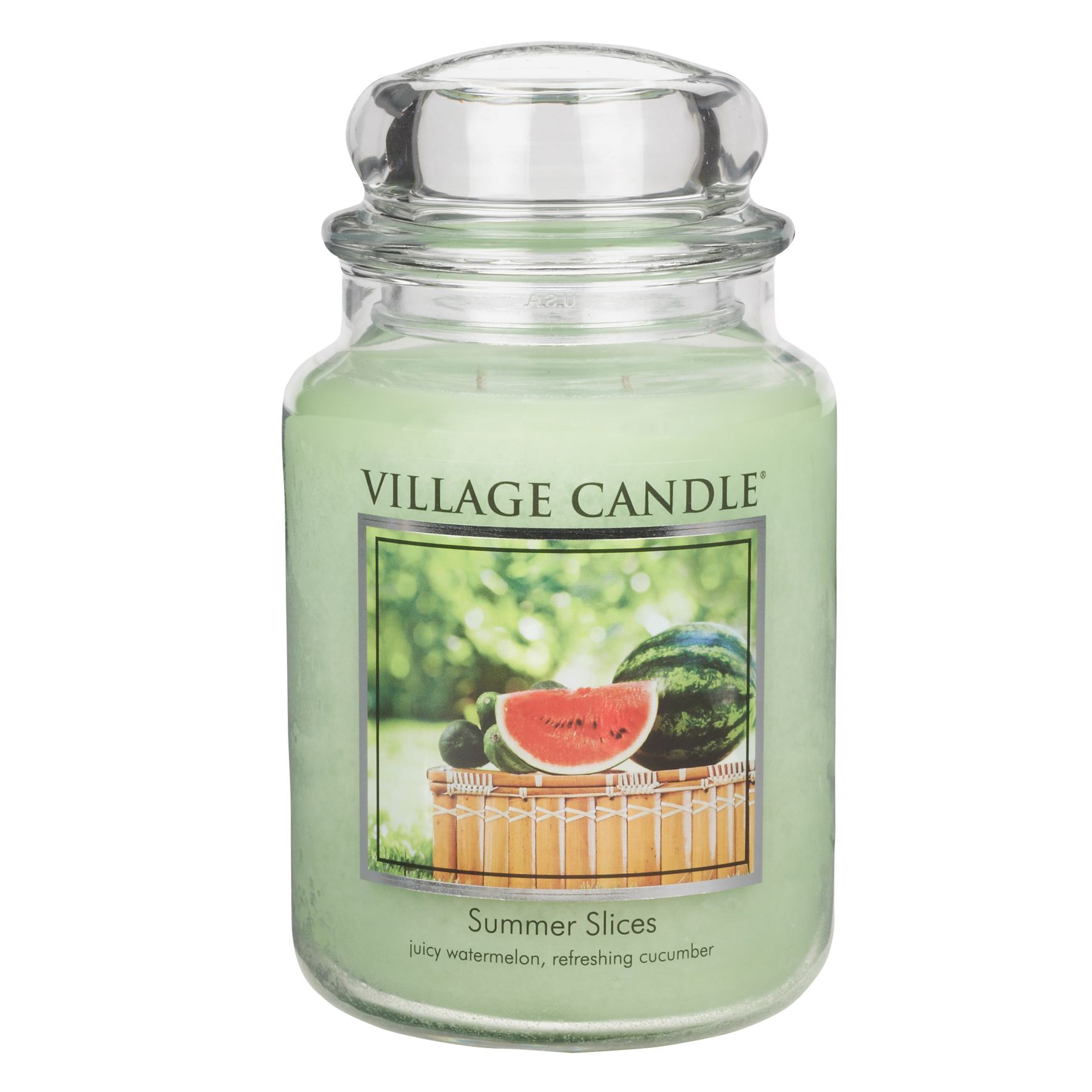 Village Candle Large 26oz Jar Scented Double Wick 170 Hrs Burn Time