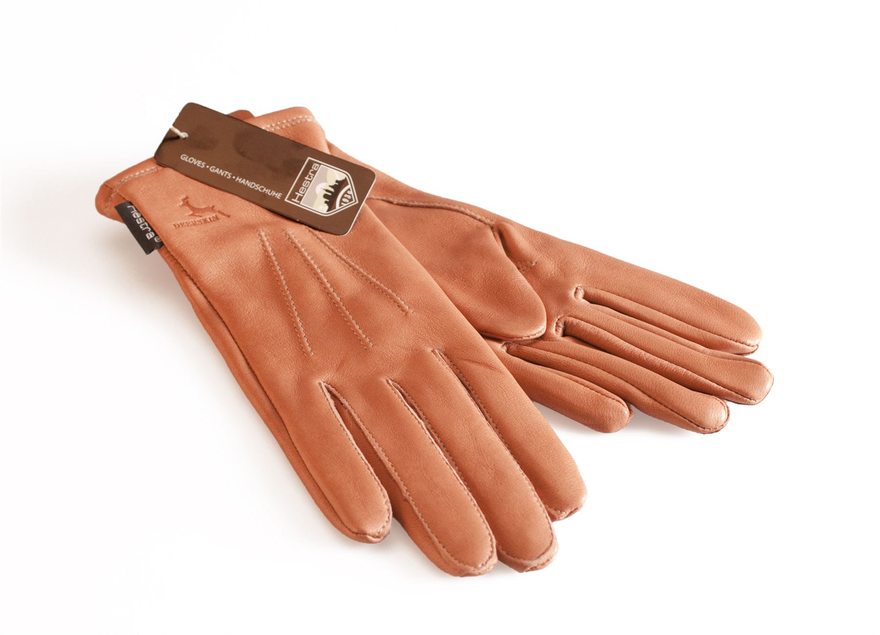 Hestra Premium Ladies Deerskin Leather Gloves Silk Lined Womens Deer