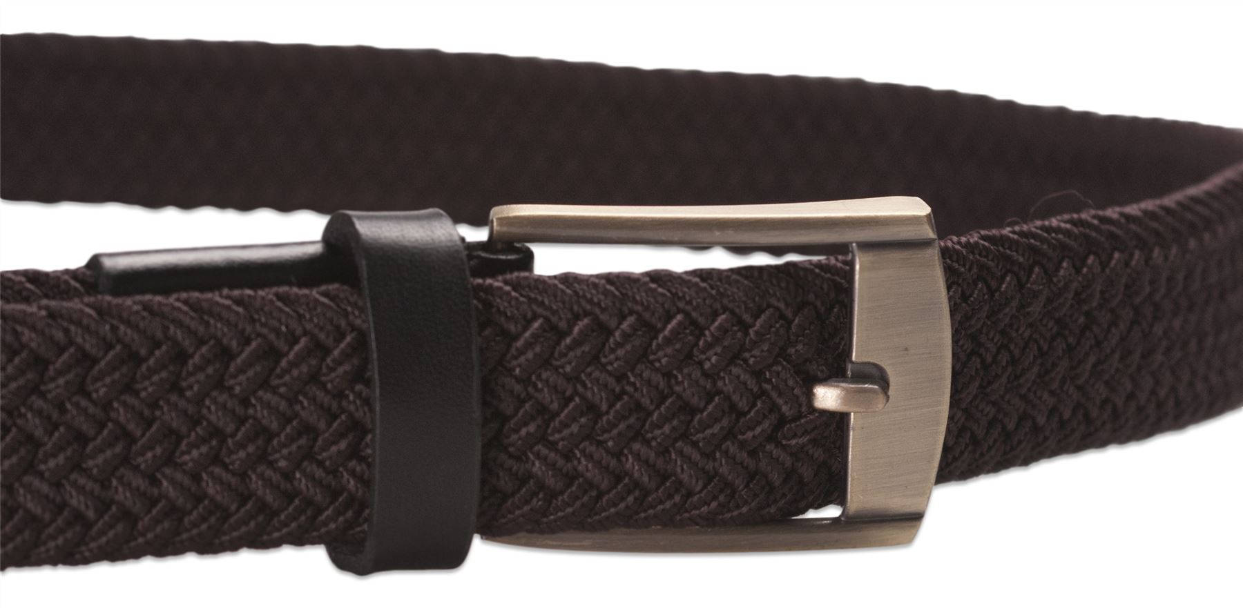Hawkdale Elasticated Stretch Weaved Belt Trouser Belts w/ Leather