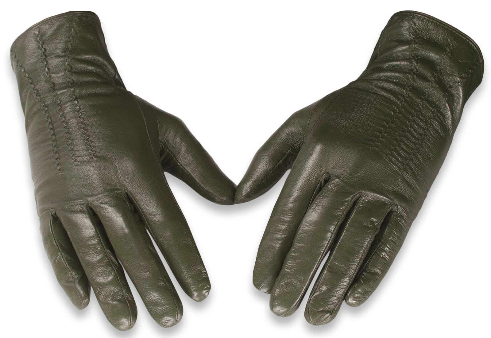 Quivano Ladies Soft Real Leather Gloves Three Line Genuine Womens 337