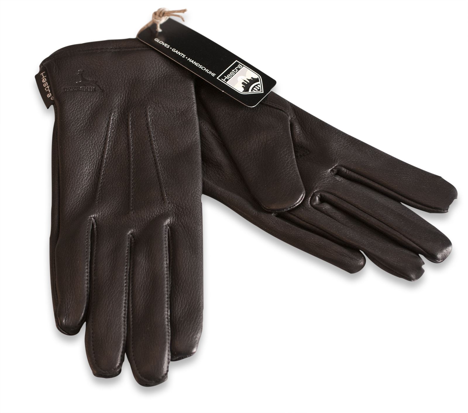 Hestra Premium Ladies Deerskin Leather Gloves Silk Lined Womens Deer