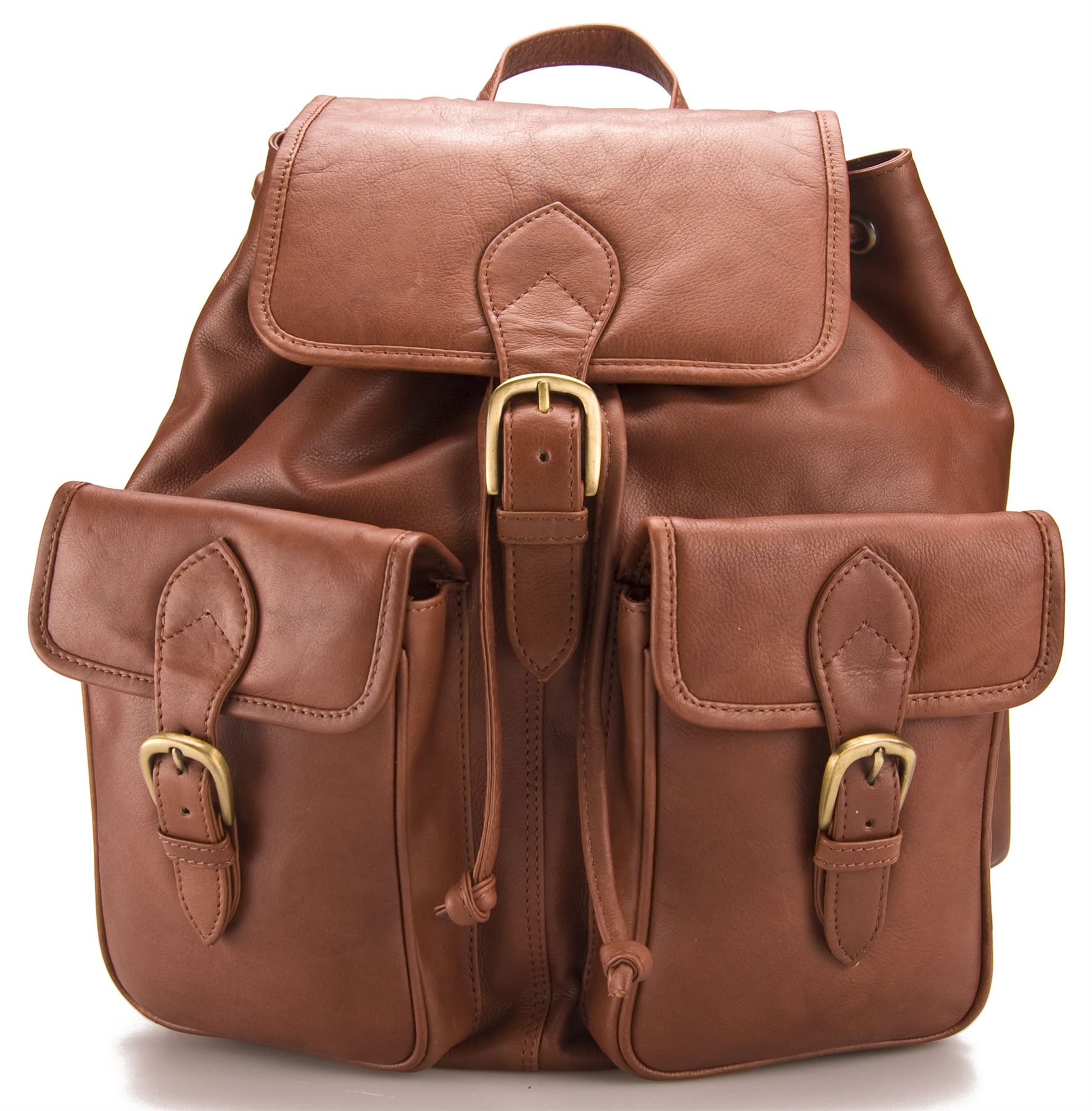 Extra Large Visconti Genuine Leather Rucksack Backpack Bag Ladies New