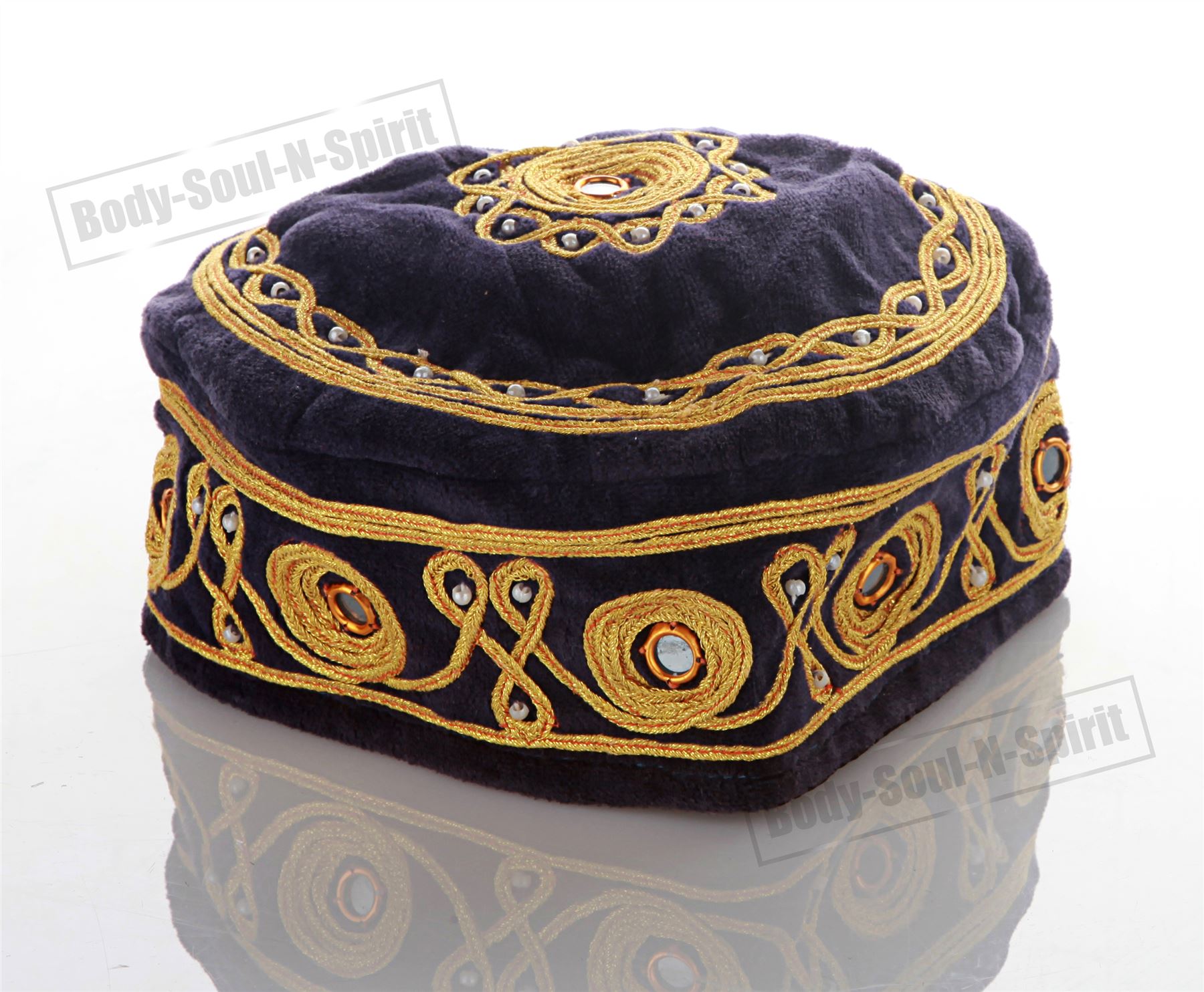 Purple Buchari Kippah Yarmulke Tribal Jewish Yamaka Kippa Israel Hat