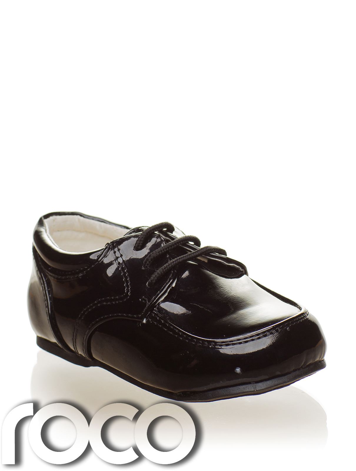 Childrens Baby Boys White Shoes Lace Up Wedding Page Boy Christening