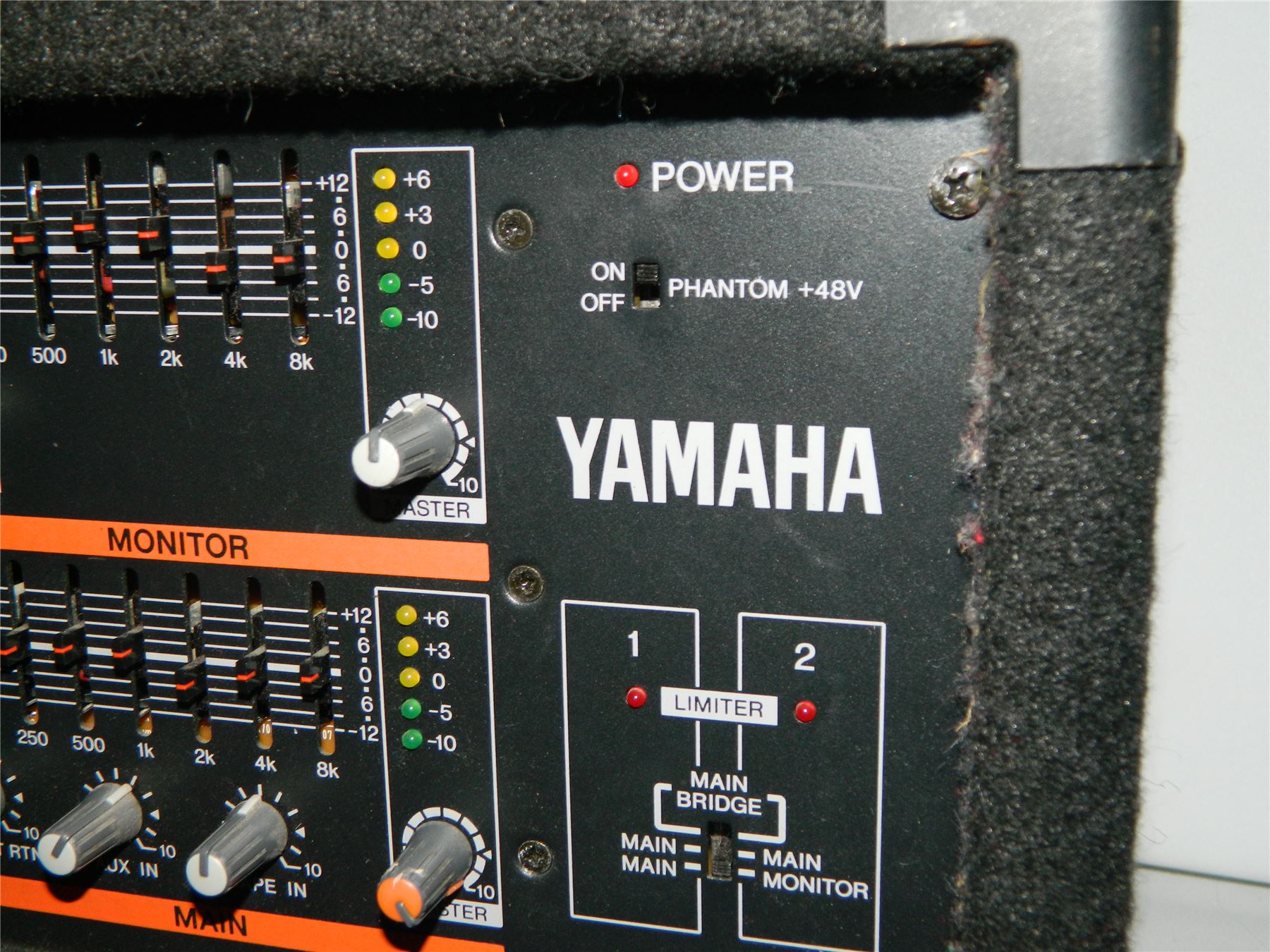 Yamaha EMX 640 Powered Mixer Amplifier PA System eBay