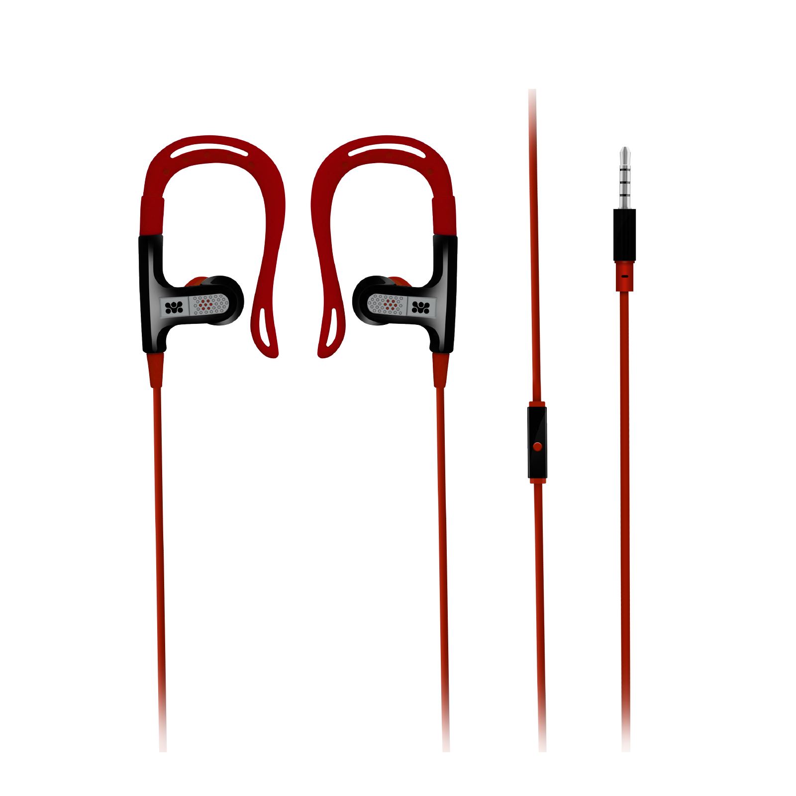 Sports Clip InEar Earphones Headphones for Jogging Gym Running with Mic eBay