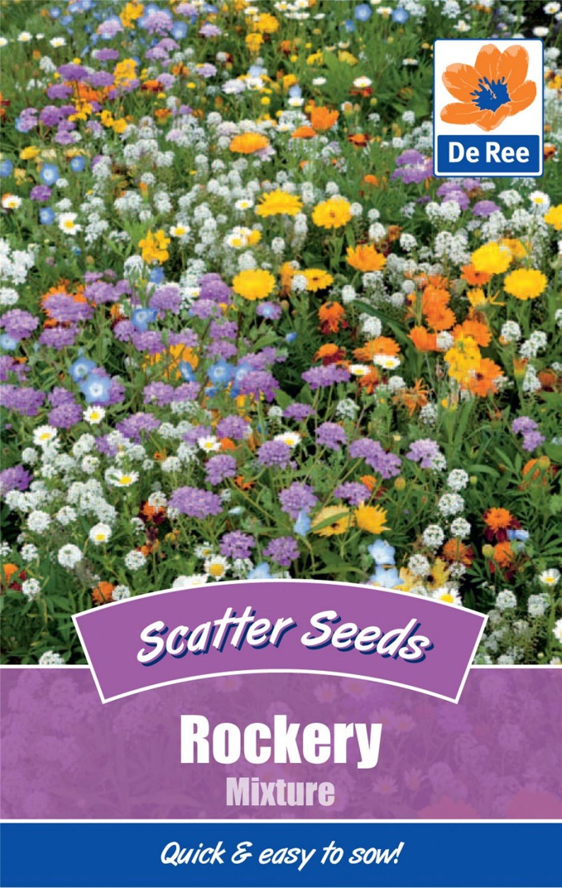 De Ree Scatter Flower Seeds For Wonderful Gardens and Borders eBay