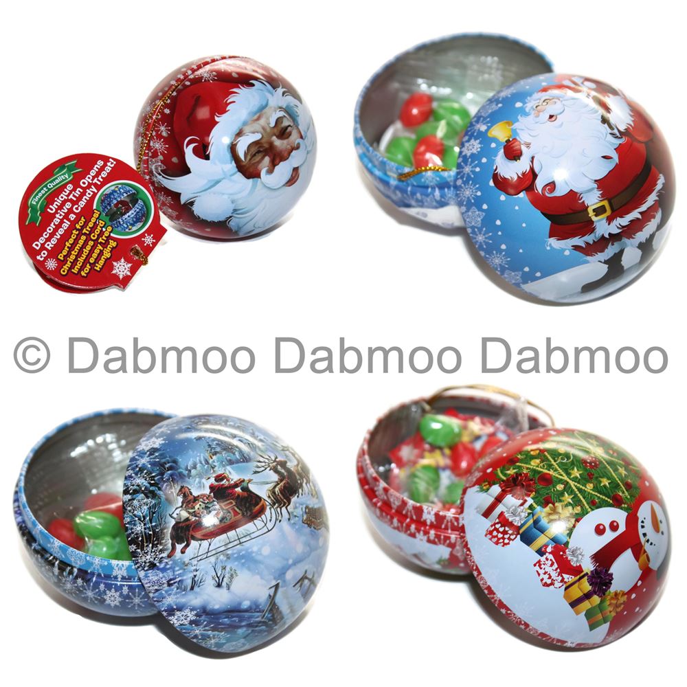 candy filled christmas decoration bauble tin assorted candy filled christmas decoration bauble tin assorted