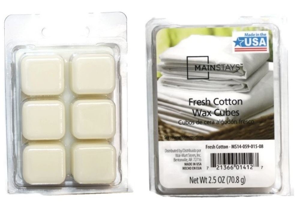 Mainstays Scented Wax Cube Melts 6 Cubes Pack Candle Oil Burners Decor