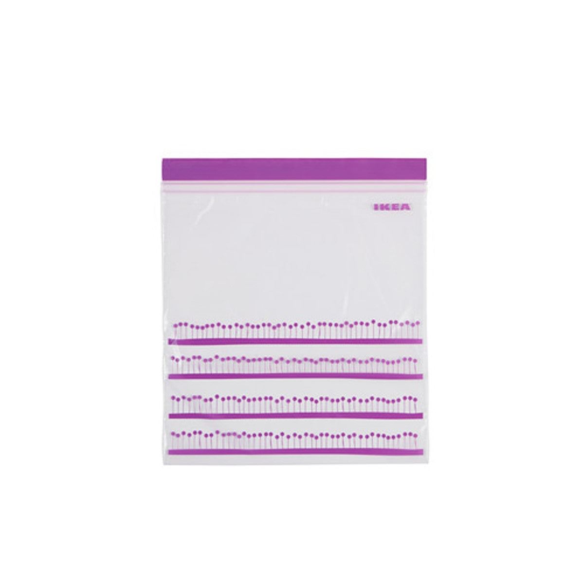 IKEA Self Press Seal Reusable Polyethylene Plastic Storage Freezer Bags