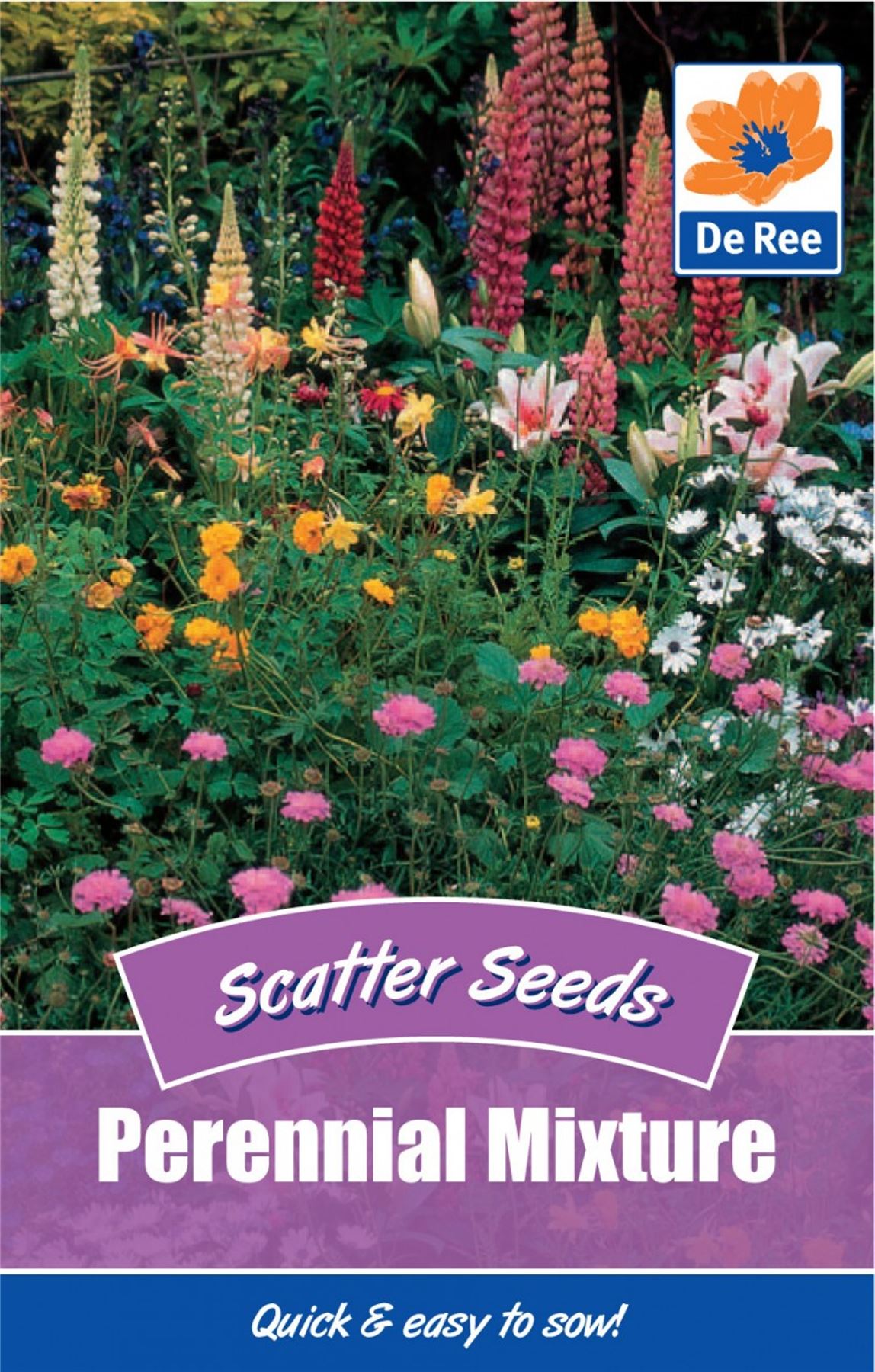 De Ree Scatter Flower Seeds For Wonderful Gardens and Borders eBay
