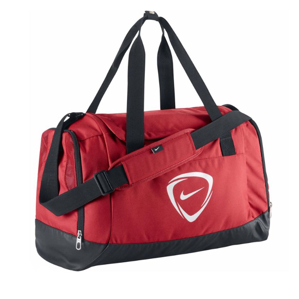 Nike Duffel Kit Bag Sports Gym Fitness Football Red Black Navy Small