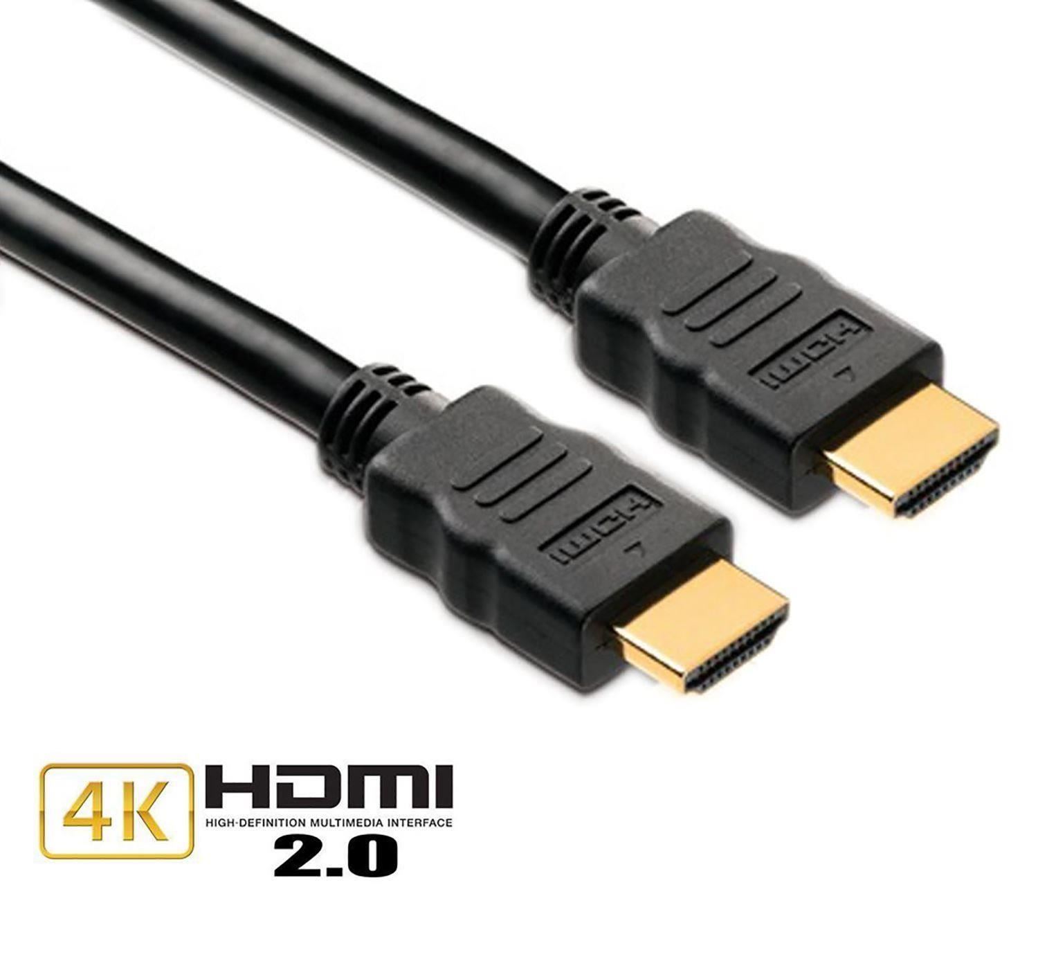 HDMI Cable v2.0 Premium & Flat HDTV 1080P 3D 4K Ultra HD ARC CES 2160p