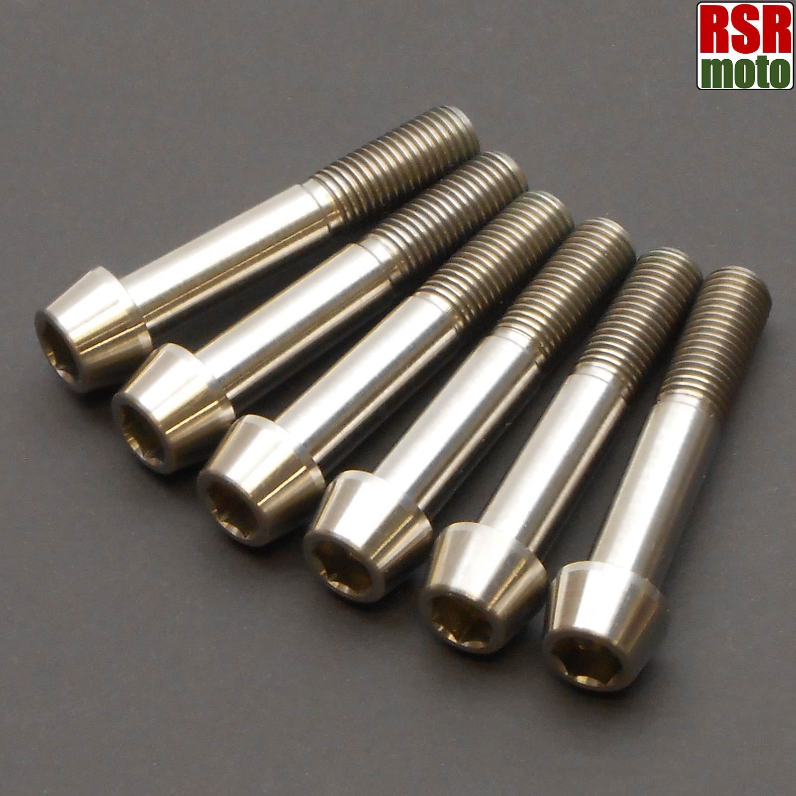 RSR Moto Grade 5 Ti6Al4V Titanium Tapered Head Bolts M10 60mm x 1