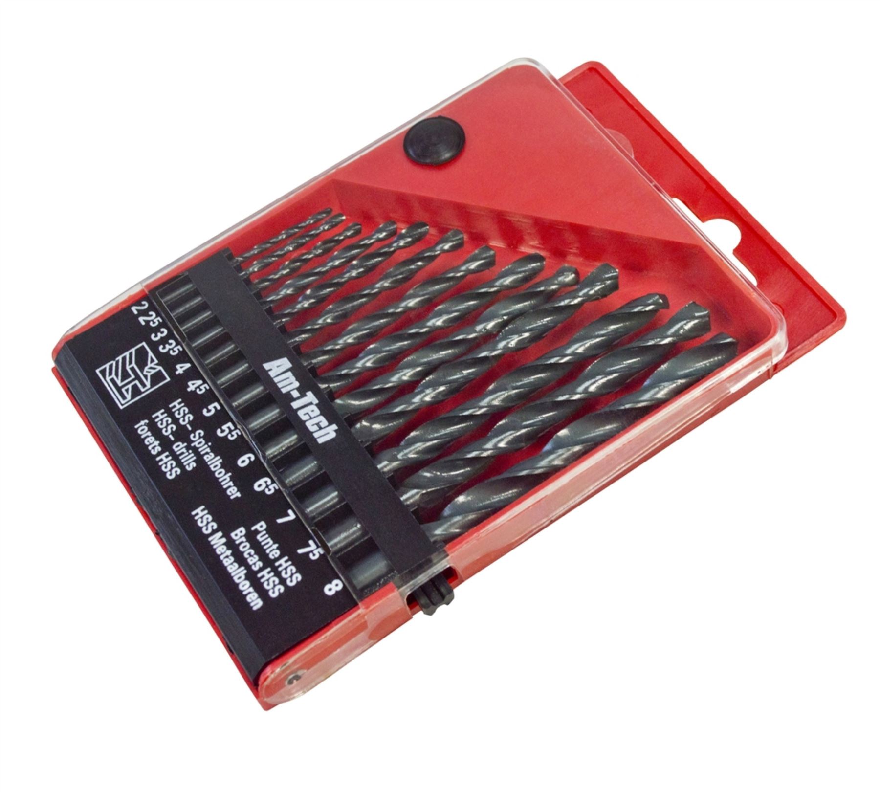 13 Piece Drill Bit Set Kit Wood Metal Plastic HSS High Speed Steel In Case Box eBay