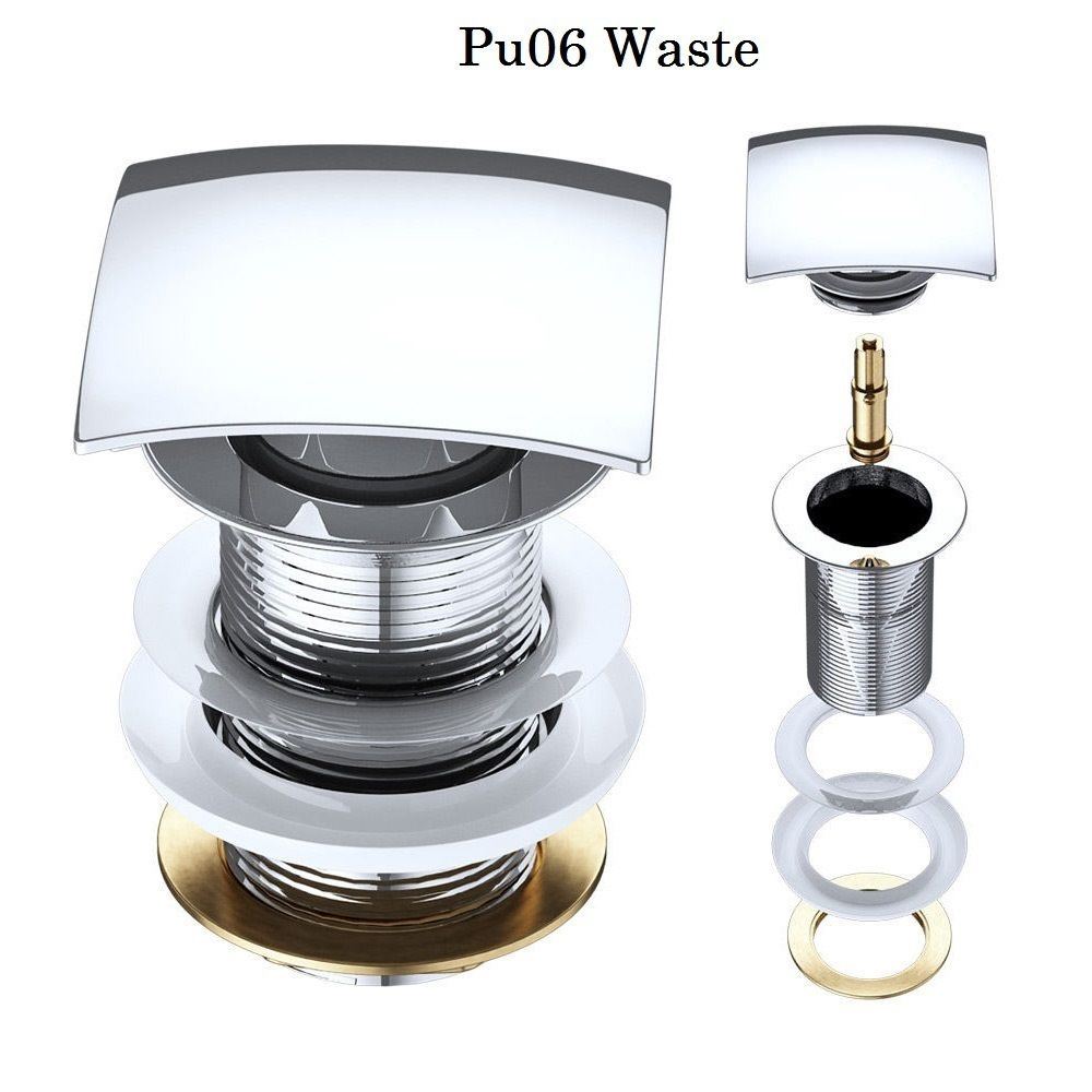 Durovin Bathroom Shallow Hand Wash Basin Sink Waste Plugs CounterTop