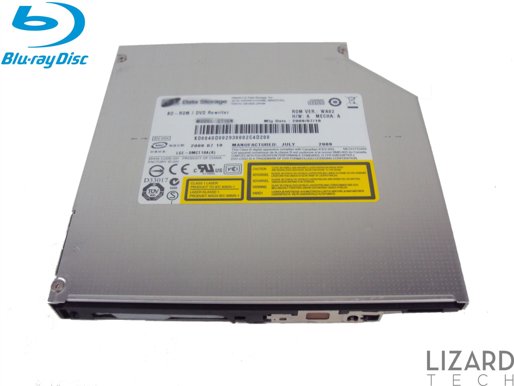 Internal BluRay Sata Optical Drive BDROM CD DVD DVDRW For Laptop