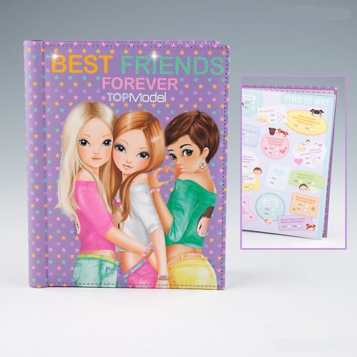 TOPModel Best Friends Forever Scrap Book by Depesche New Friendship