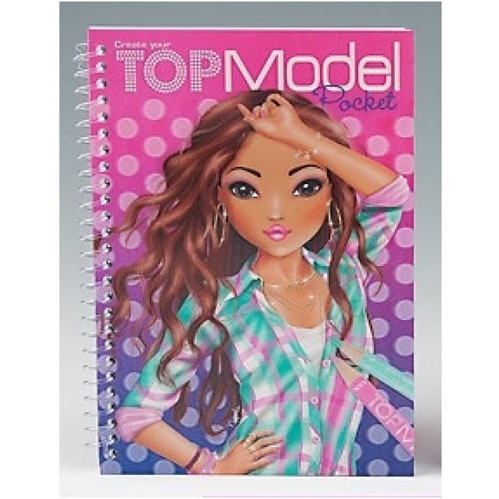 TOP MODEL POCKET 3D Livres de Coloriage blonde ou cheveux rouge TOP MODEL POCKET 3D Livres de Coloriage blonde ou cheveux rouge Mod¨le