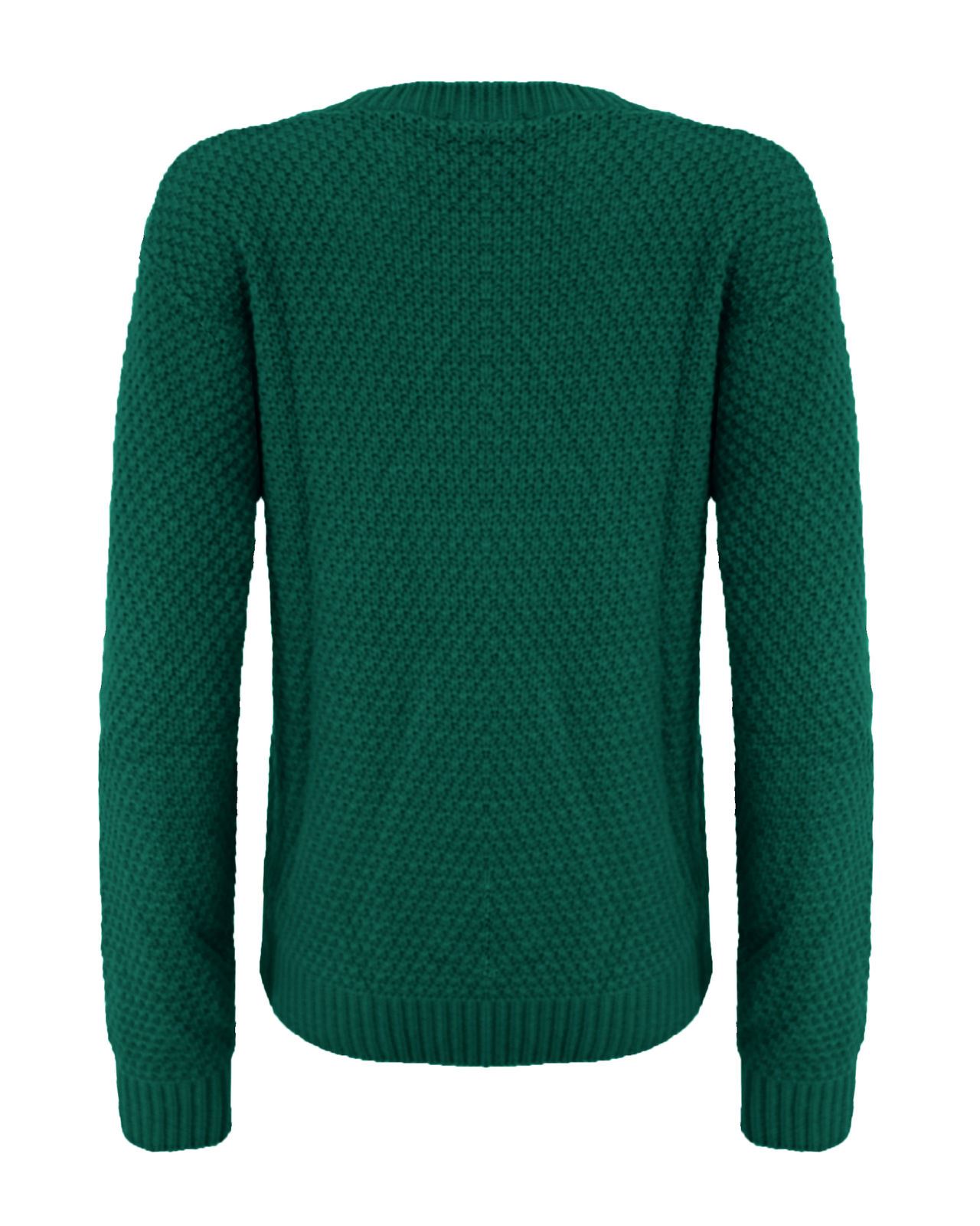 Ladies Women Knitted Long Sleeve Cable Knit Jumper Baggy Chunky Knit Sweater ...
