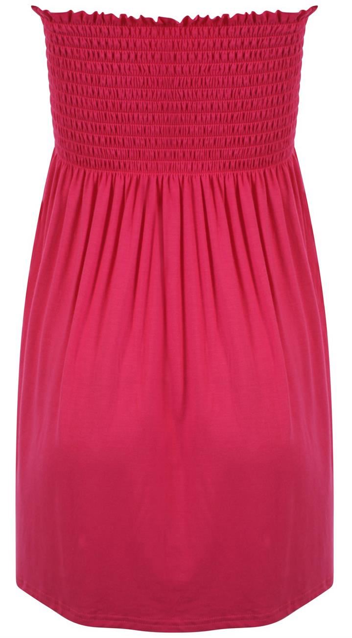 New Womens Boob Tube Tops Floral Print Stretch Tops | eBay