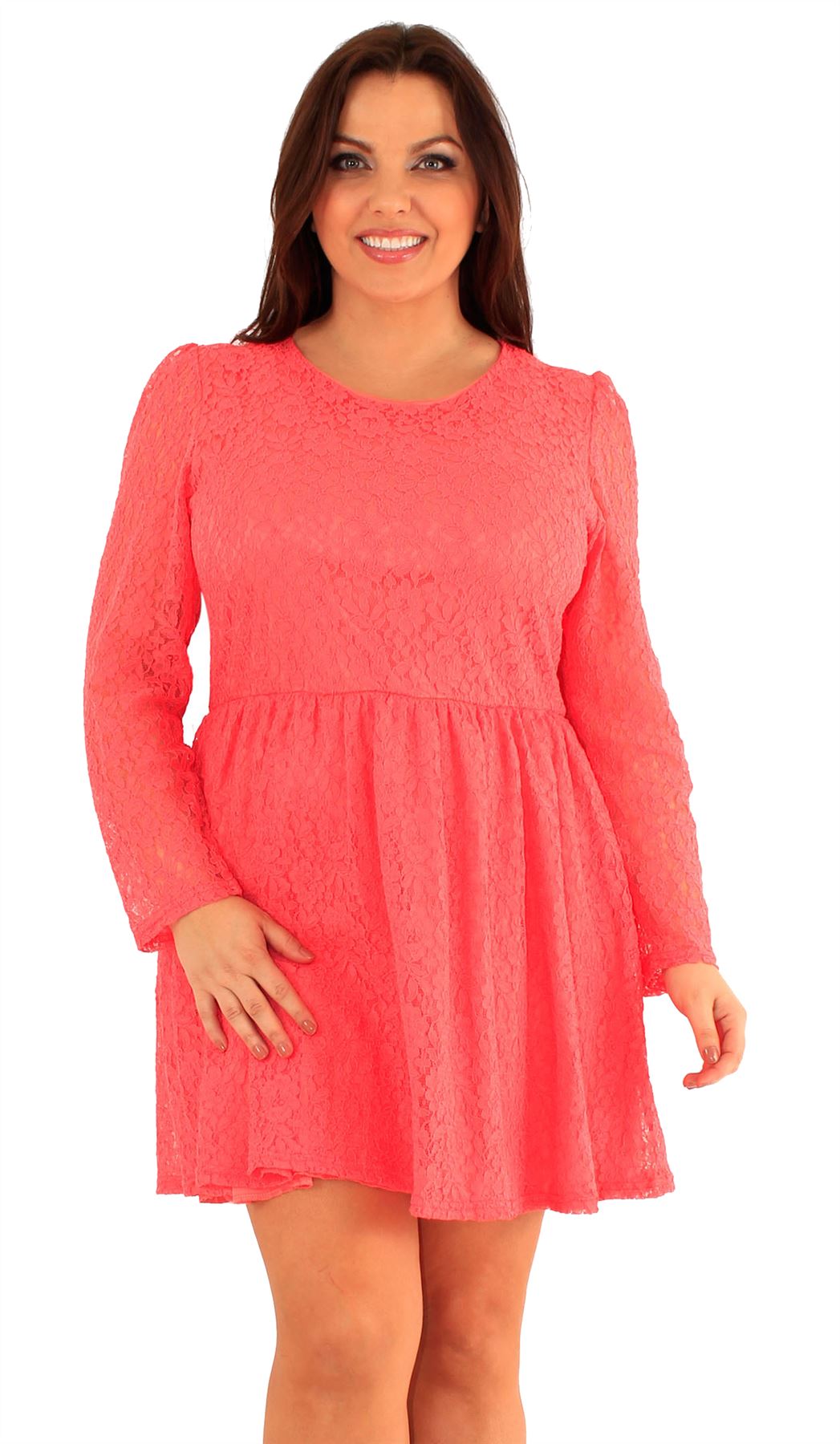 plus size floral lace dress