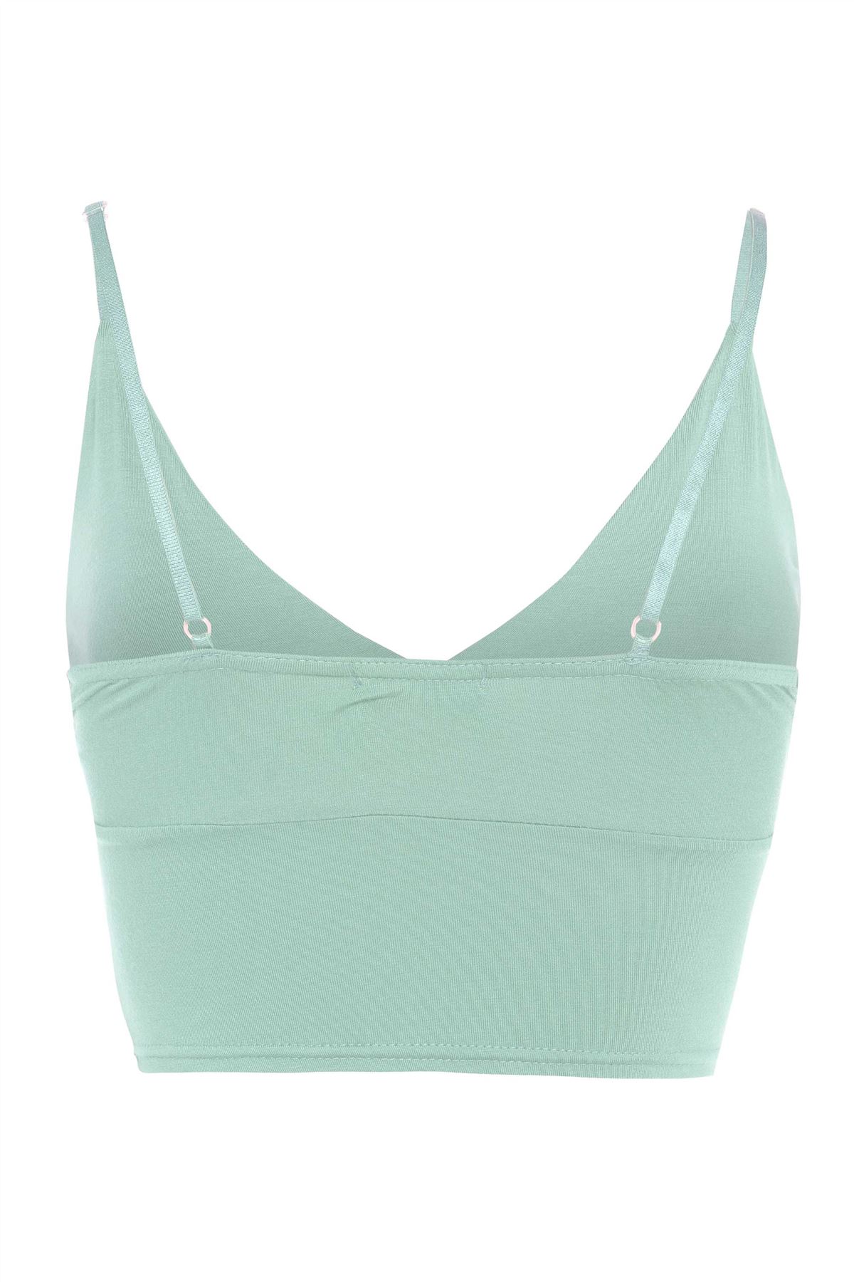 New Womens Bra Strap Crop Top Wrap Bralet Tops 814 eBay