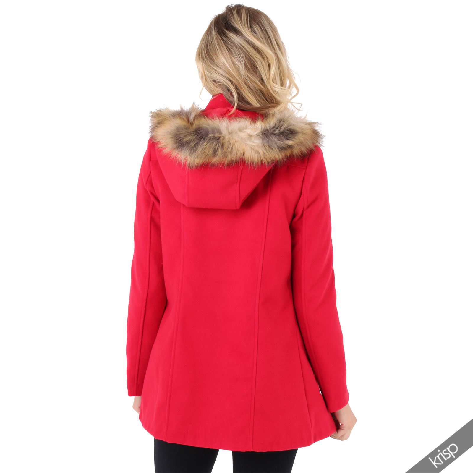 short fur hood coat