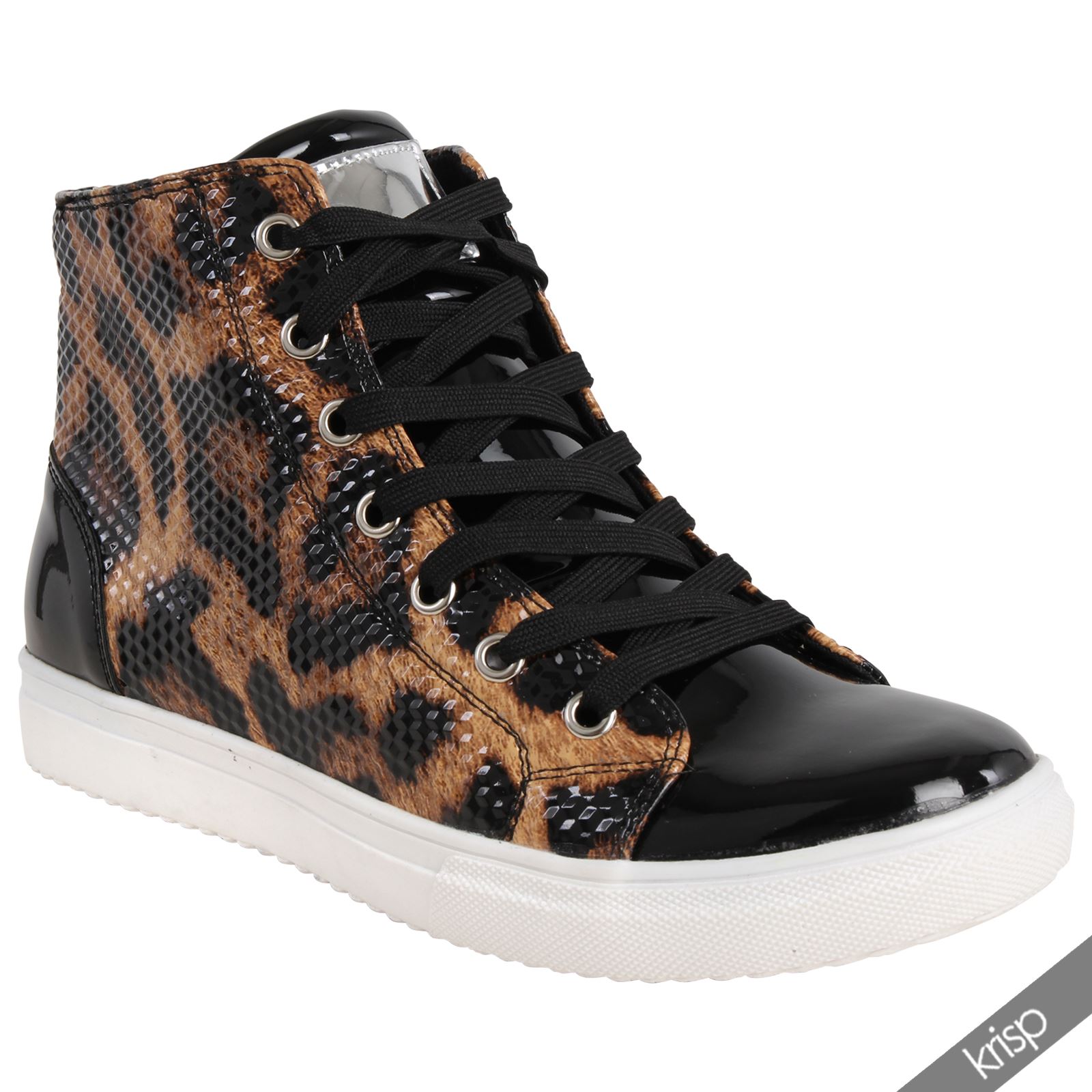 leopard sneaker boot