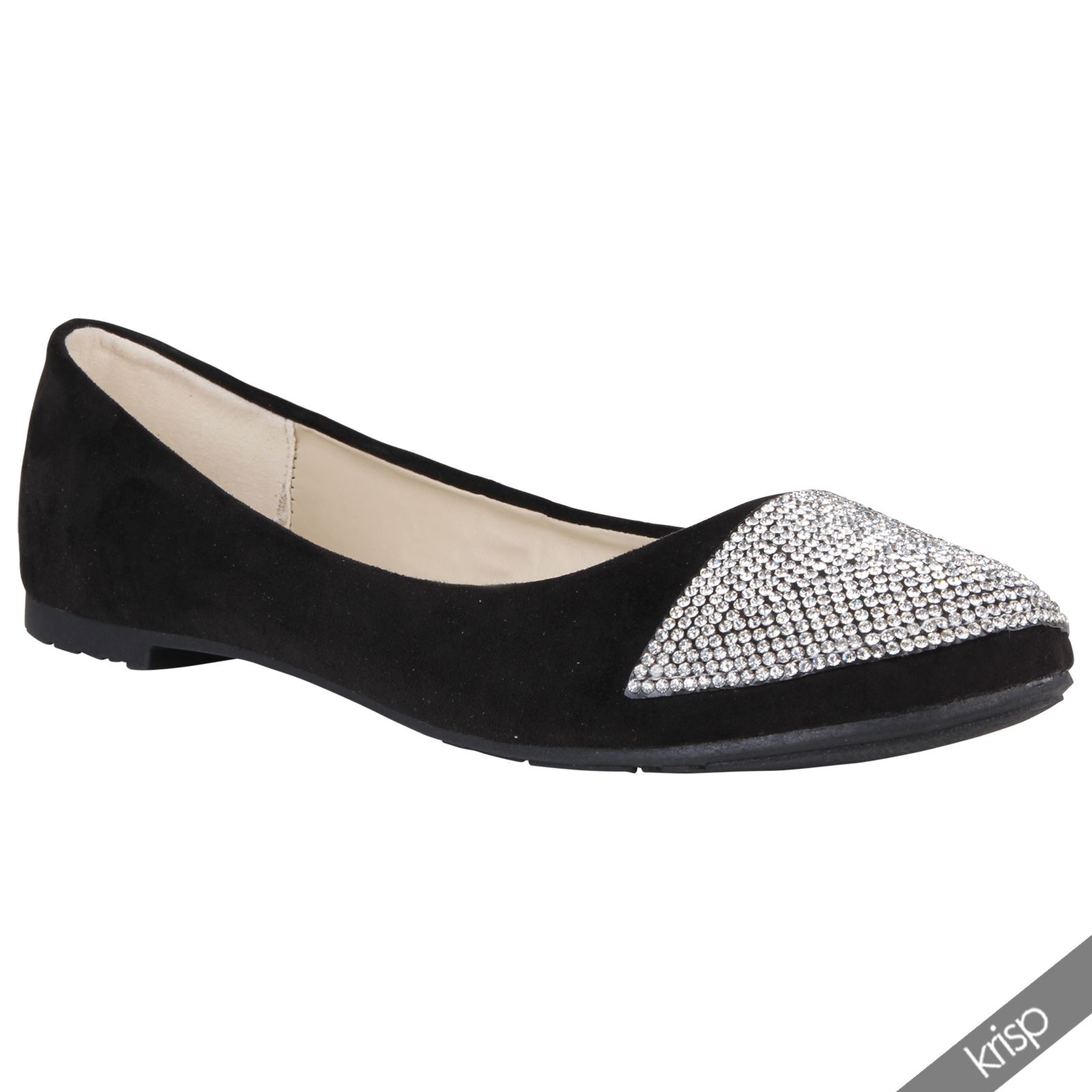 diamante flat shoes womens diamante toe suede ballerina flat heel dolly shoes diamante flat shoes womens diamante toe suede ballerina flat heel dolly shoes